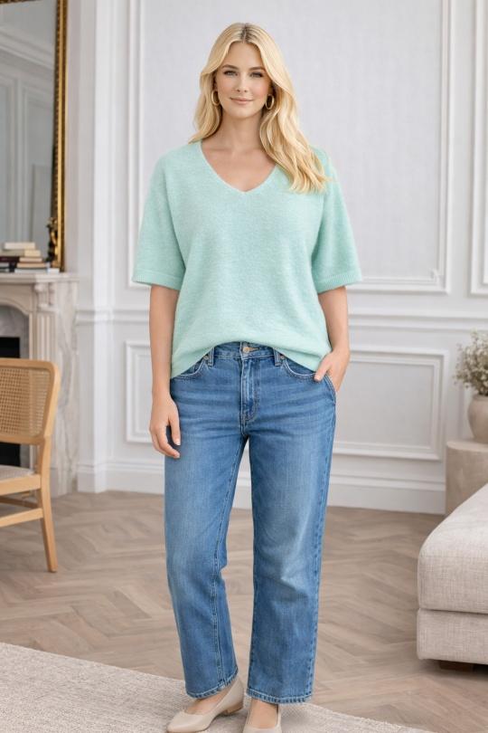 Pulls Femme Rose fluo For Her Paris (SHINIE) 9635 Efashion Paris