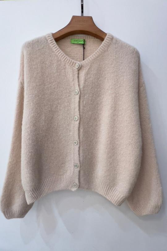 Gilets Femme Vert clair For Her Paris (SHINIE) 9605 Efashion Paris