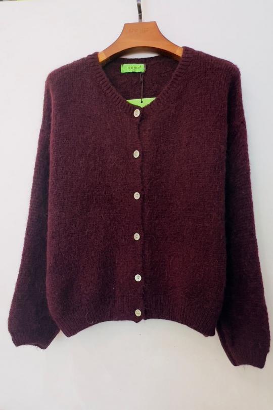 Gilets Femme Vert clair For Her Paris (SHINIE) 9605 Efashion Paris