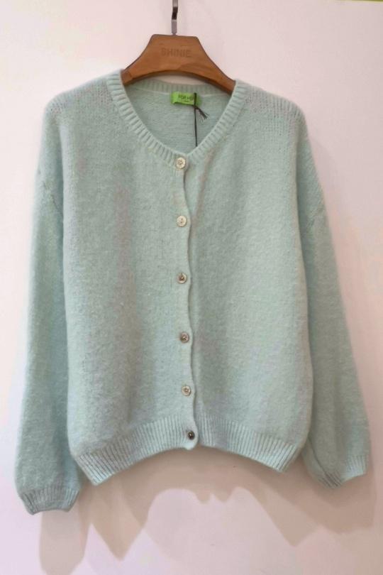 Gilets Femme Vert clair For Her Paris (SHINIE) 9605 Efashion Paris