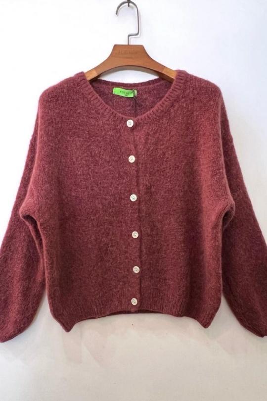 Gilets Femme Vert clair For Her Paris (SHINIE) 9605 Efashion Paris