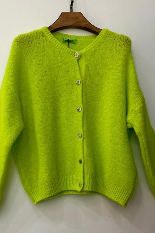 Gilets Femme Vert clair For Her Paris (SHINIE) 9605 Efashion Paris