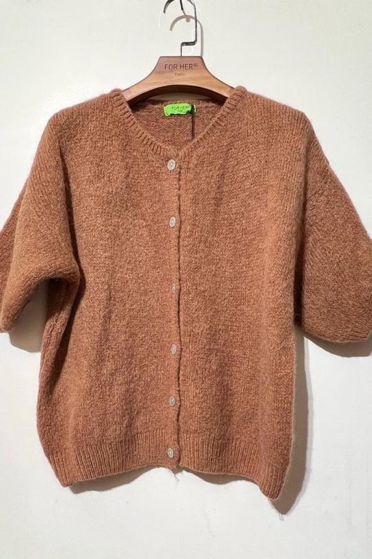 Gilets Femme Vert clair For Her Paris (SHINIE) 9615 Efashion Paris