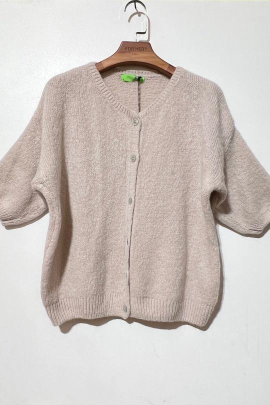 Gilets Femme Vert clair For Her Paris (SHINIE) 9615 Efashion Paris