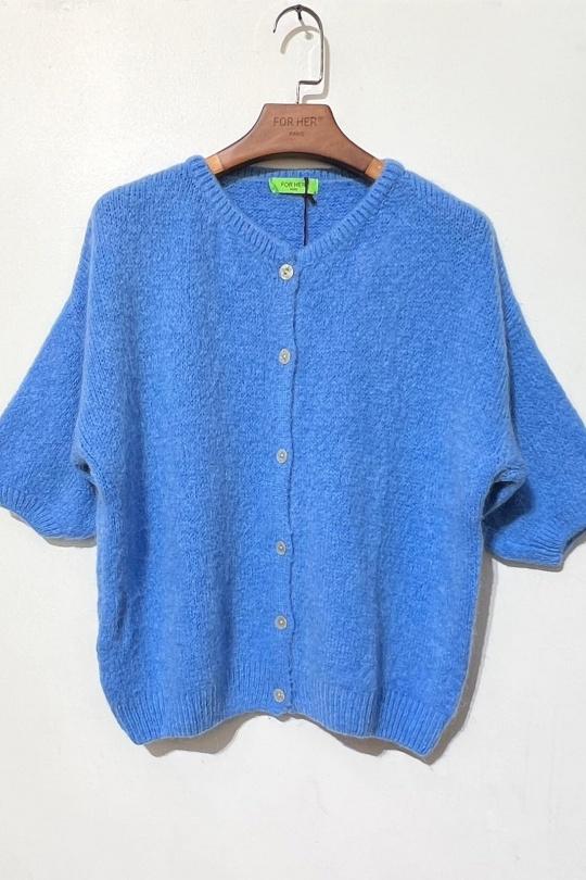 Gilets Femme Vert clair For Her Paris (SHINIE) 9615 Efashion Paris