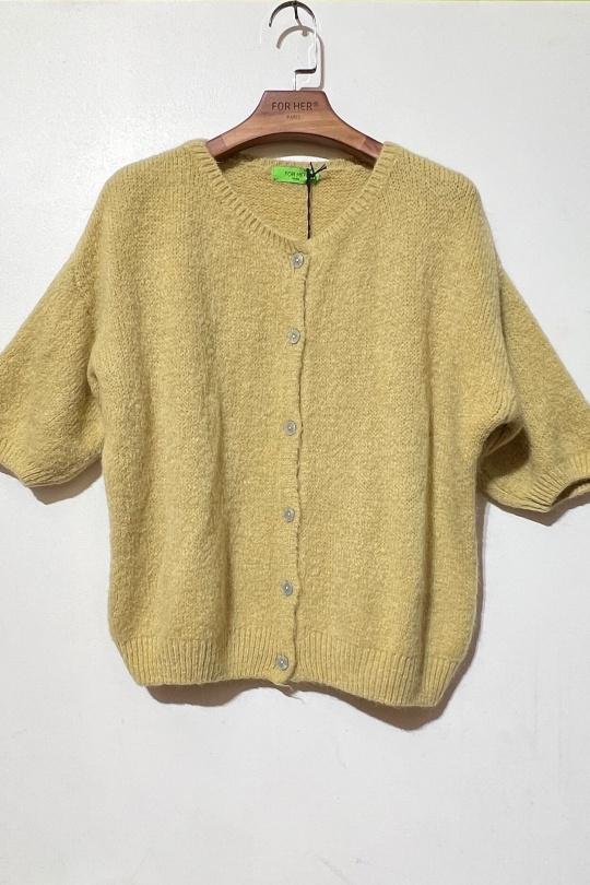 Gilets Femme Vert clair For Her Paris (SHINIE) 9615 Efashion Paris