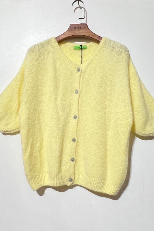 Gilets Femme Vert clair For Her Paris (SHINIE) 9615 Efashion Paris