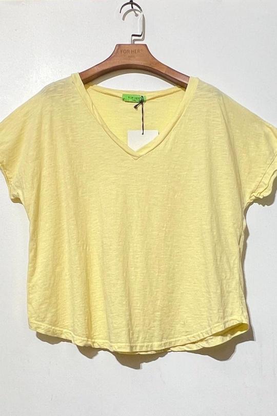 T-shirts Femme Noir For Her Paris (SHINIE) 0813 Efashion Paris