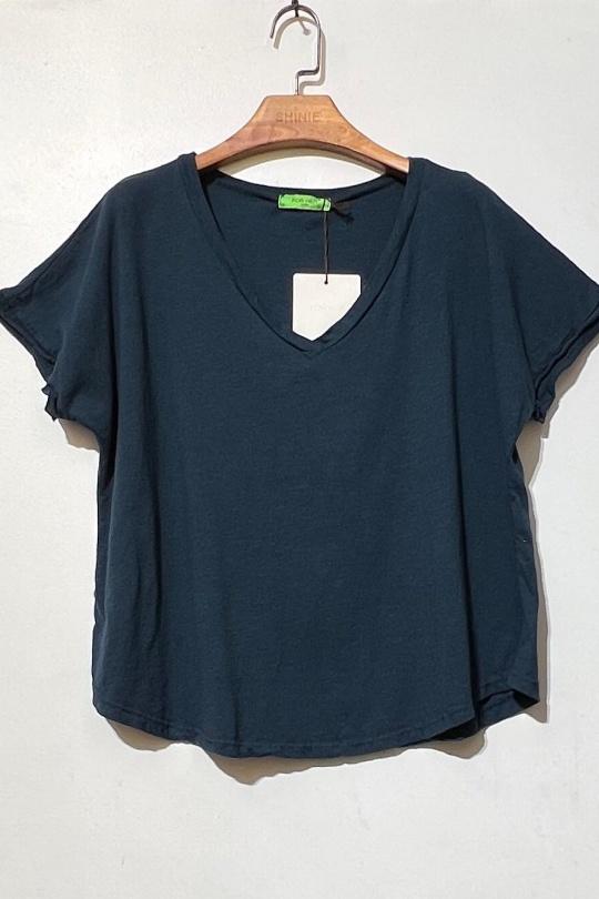 T-shirts Femme Noir For Her Paris (SHINIE) 0813 Efashion Paris