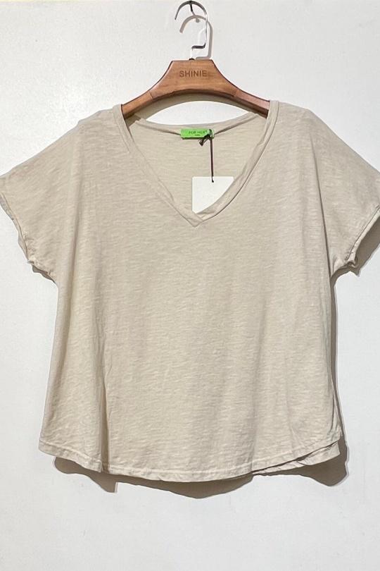 T-shirts Femme Noir For Her Paris (SHINIE) 0813 Efashion Paris