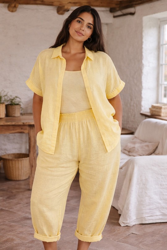 Pantalons Femme Blanc For Her Paris (SHINIE) 9807d Efashion Paris