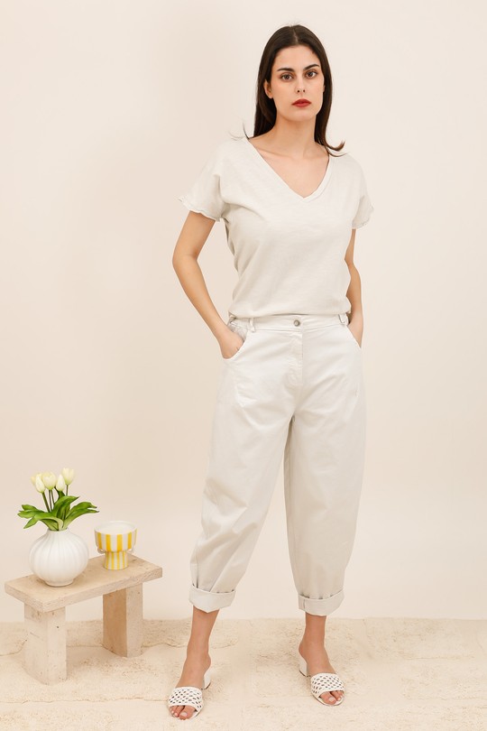 Trousers Women Beige For Her Paris (SHINIE) 9806d Efashion Paris