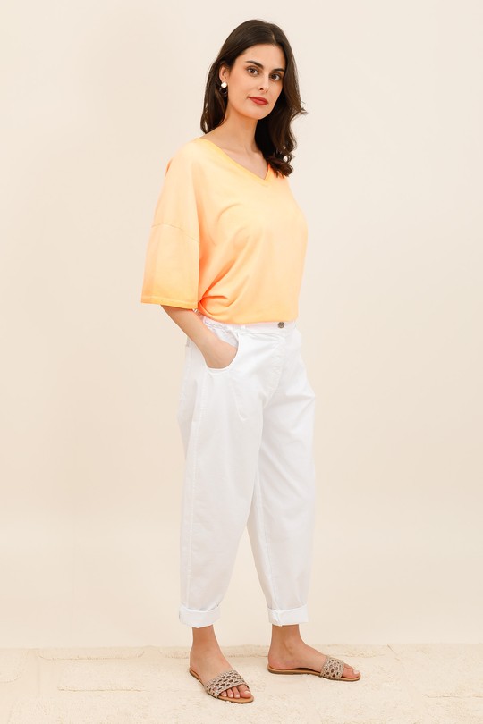 Trousers Women Beige For Her Paris (SHINIE) 9806d Efashion Paris