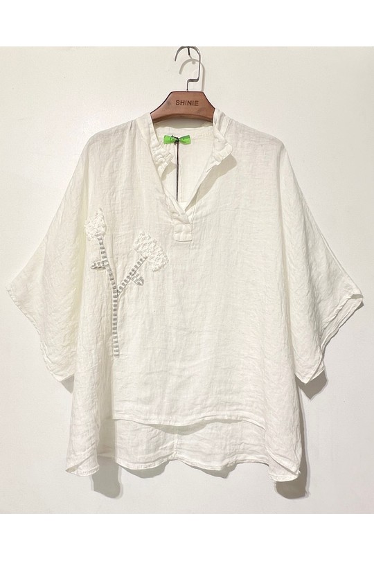 Tops Femme Blanc For Her Paris (SHINIE) 6601d Efashion Paris