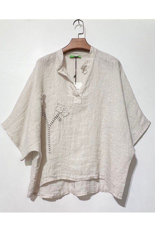 Tops Femme Blanc For Her Paris (SHINIE) 6601d Efashion Paris