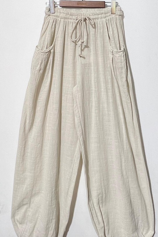 Pantalons Femme Blanc For Her Paris (SHINIE) 9825d Efashion Paris