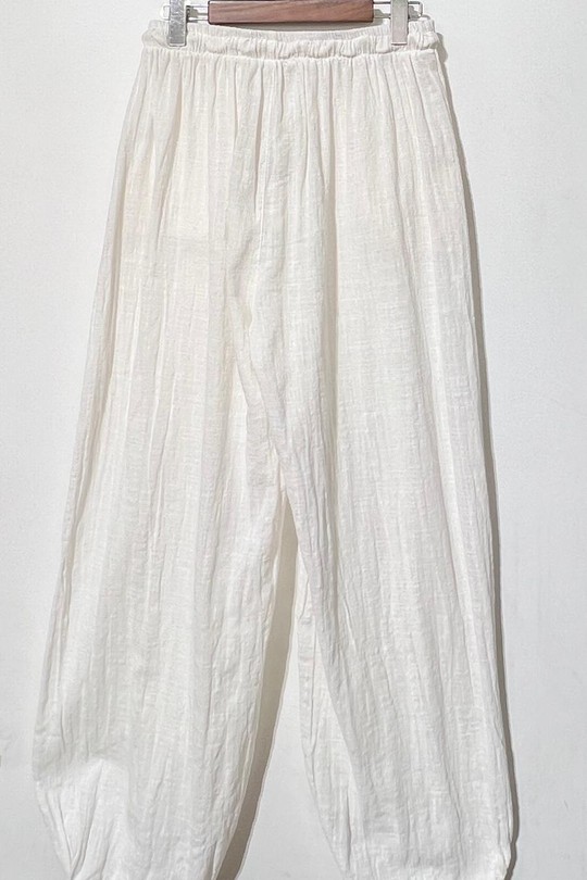 Pantalons Femme Blanc For Her Paris (SHINIE) 9825d Efashion Paris