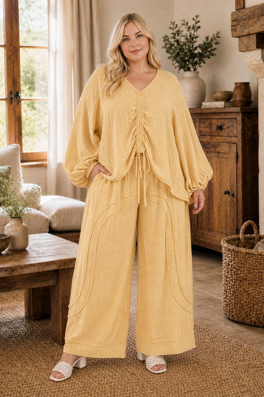 Ensembles Femme Marron For Her Paris (SHINIE) 9819&9820 Plus Size Efashion Paris