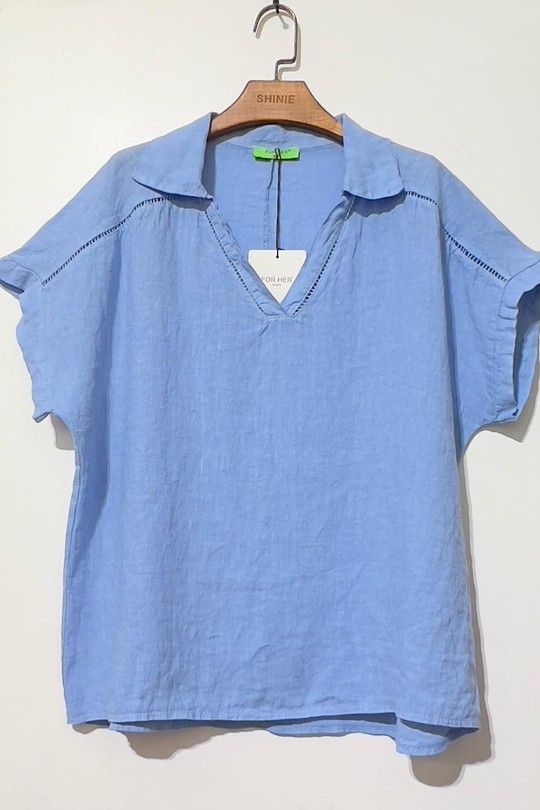 Tops Femme Blanc For Her Paris (SHINIE) 8219 Efashion Paris