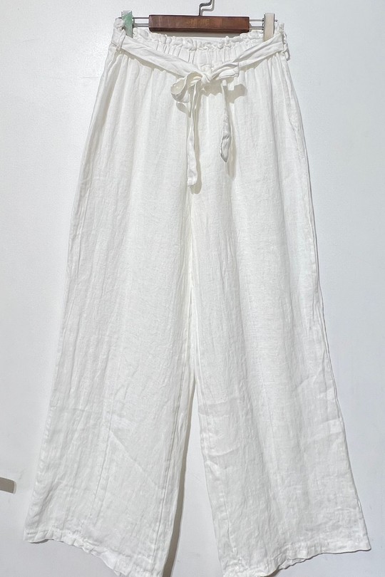 Pantalons Femme Blanc For Her Paris (SHINIE) 9822D-BIG Efashion Paris