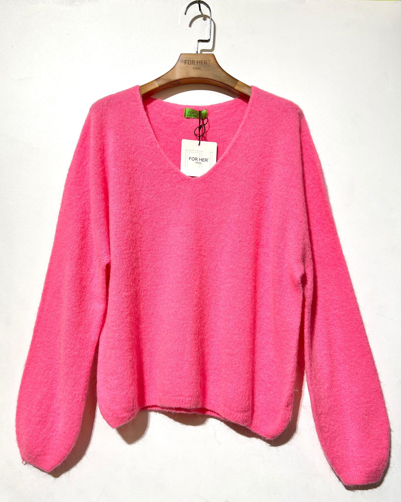 Pulls Femme Kaki For Her Paris (SHINIE) 9628A #c Efashion Paris