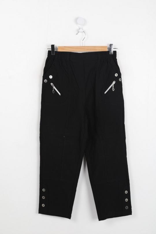 Pantacourts Femme Bleu marine J.S.T FOR MY (GRANDE TAILLE ) K8889A20 Efashion Paris