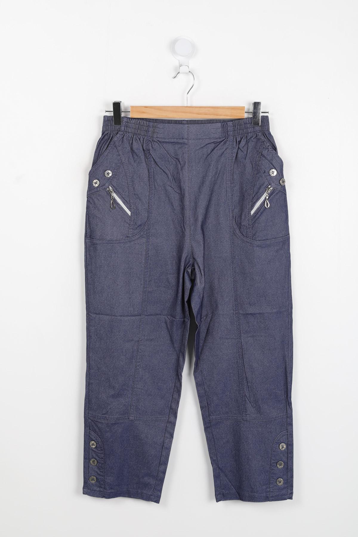 Pantacourts Femme Bleu marine J.S.T FOR MY (GRANDE TAILLE ) K8889A20 #c Efashion Paris