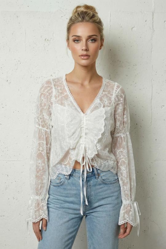 Tops Femme Blanc Lily Mcbee 225 Efashion Paris