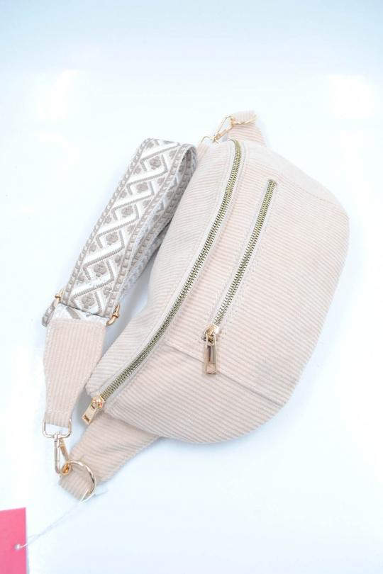 Fanny pack Bags Beige Systyle XS-9960 Efashion Paris