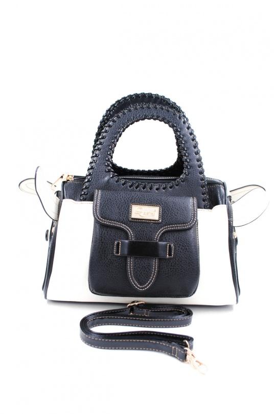 Sacs à main Maroquinerie Noir/blanc Systyle 5605-3 Efashion Paris