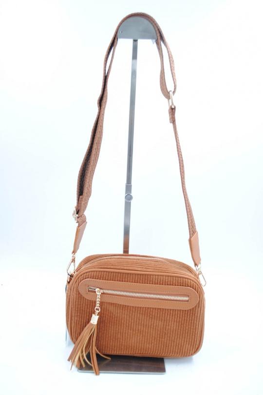 A tracolla Borse Brown Systyle H-3163 Efashion Paris