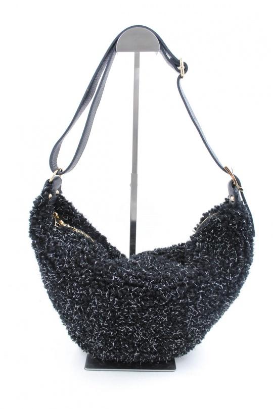 Sacs à bandoulière Maroquinerie Noir Systyle IT-920 Efashion Paris