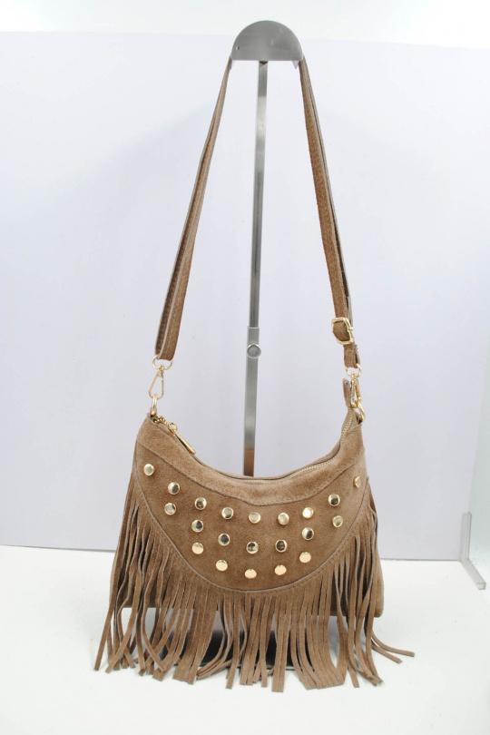 Sacs à bandoulière Maroquinerie Taupe Systyle CUIR-IT-973-3 Efashion Paris