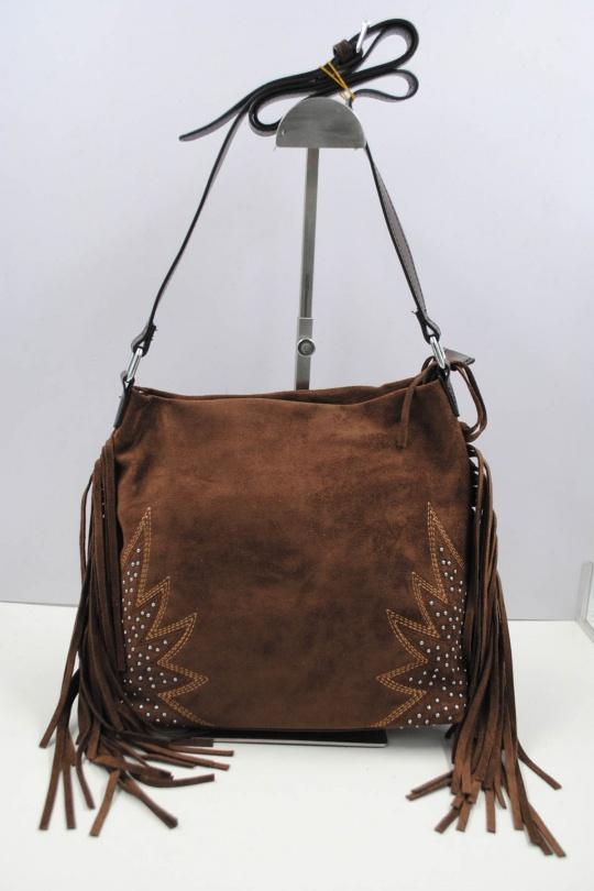 A tracolla Borse Brown Systyle 25341 Efashion Paris