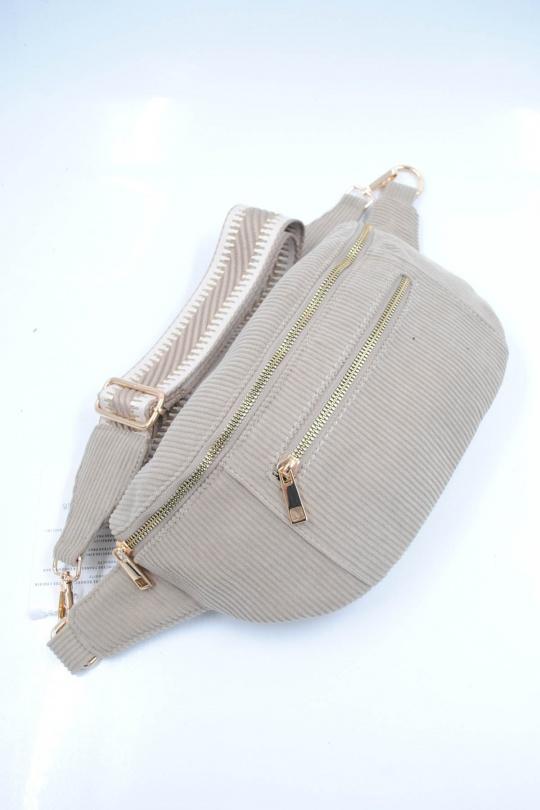 Sacs bananes Maroquinerie Taupe clair Systyle XS-9960-1 Efashion Paris