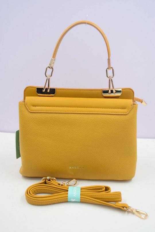 Sacs à main Maroquinerie Jaune Systyle 1096 Efashion Paris