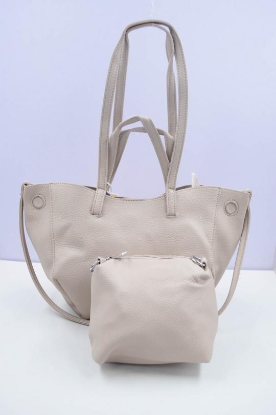Sacs à main Maroquinerie Taupe clair Systyle 8567 Efashion Paris