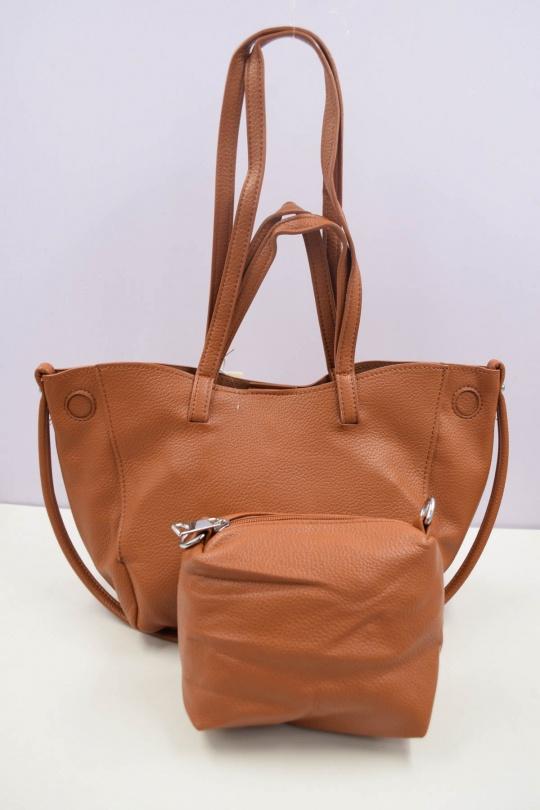 Sacs à main Maroquinerie Taupe clair Systyle 8567 Efashion Paris