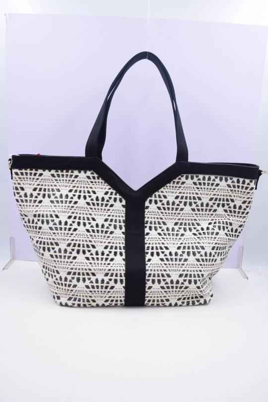 Cabas Maroquinerie Noir Systyle 52086 Efashion Paris