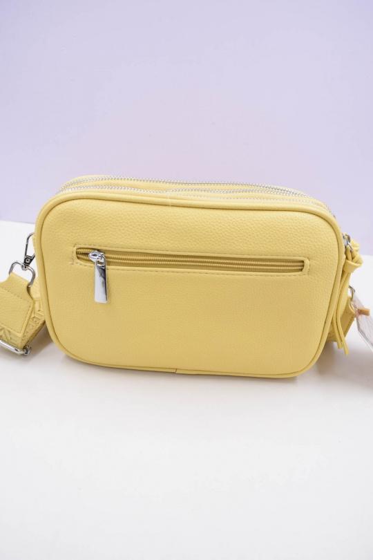 Sacs à bandoulière Maroquinerie Jaune Systyle 379 Efashion Paris