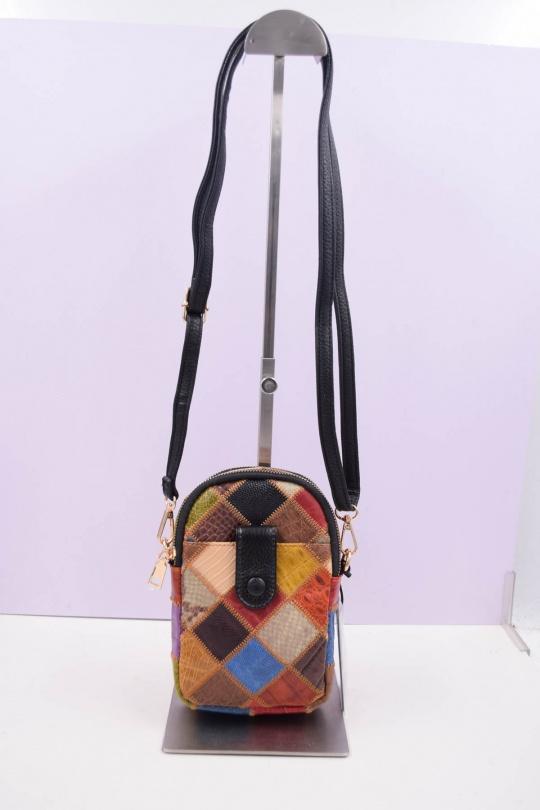 Sacs à bandoulière Maroquinerie Noir Systyle 1359-FLORAL PATTERN Efashion Paris