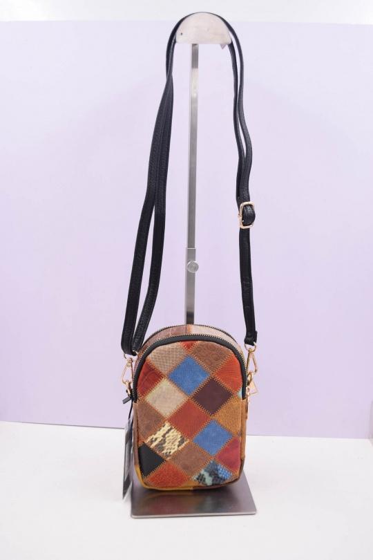 Sacs à bandoulière Maroquinerie Noir Systyle 1359-FLORAL PATTERN Efashion Paris