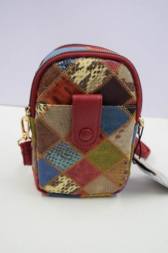 Sacs à bandoulière Maroquinerie Noir Systyle 1359-FLORAL PATTERN Efashion Paris