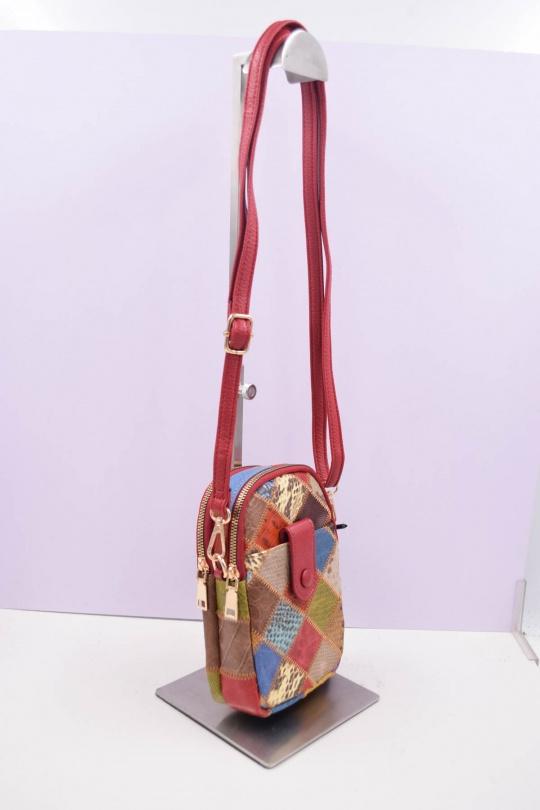 Sacs à bandoulière Maroquinerie Noir Systyle 1359-FLORAL PATTERN Efashion Paris