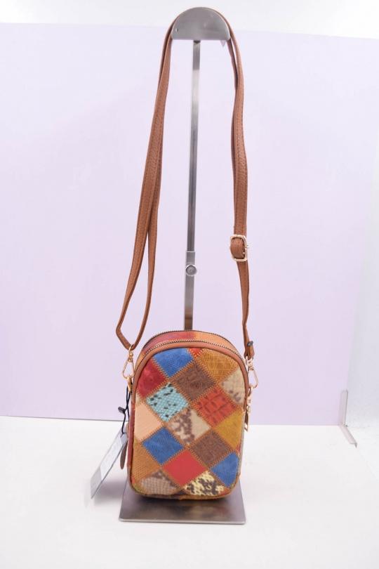 Sacs à bandoulière Maroquinerie Noir Systyle 1359-FLORAL PATTERN Efashion Paris