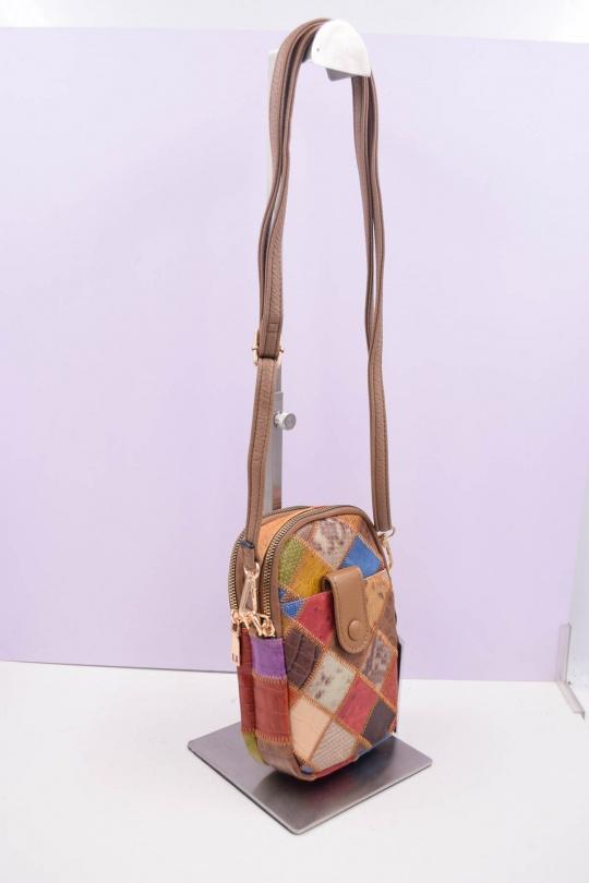 Sacs à bandoulière Maroquinerie Noir Systyle 1359-FLORAL PATTERN Efashion Paris