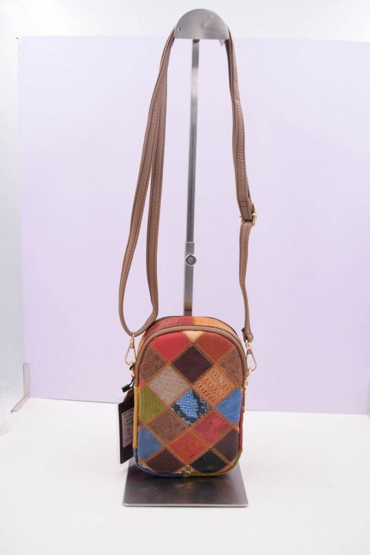 Sacs à bandoulière Maroquinerie Noir Systyle 1359-FLORAL PATTERN Efashion Paris