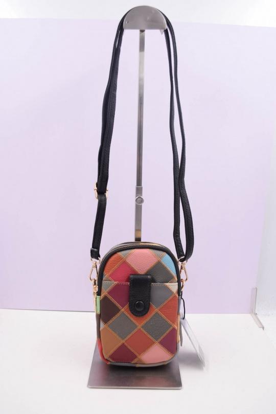 Sacs à bandoulière Maroquinerie Noir Systyle 1359-LITCHI Efashion Paris