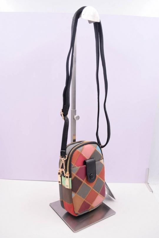 Sacs à bandoulière Maroquinerie Noir Systyle 1359-LITCHI Efashion Paris