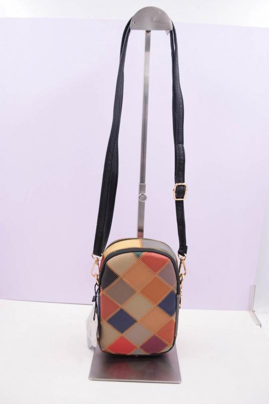 Sacs à bandoulière Maroquinerie Noir Systyle 1359-LITCHI Efashion Paris